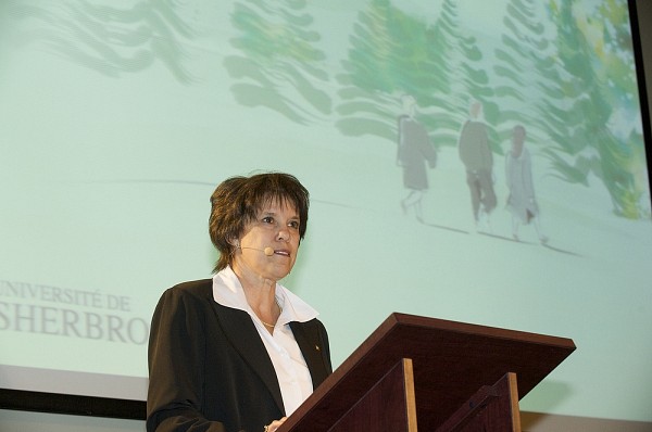 La rectrice Luce Samoisette