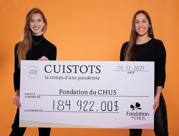 Les instigatrices du projet Cuistots le temps d'une pand&eacute;mie, Catherine Lafert&eacute; et Annabelle Harpin, &eacute;tudiantes en m&eacute;decine