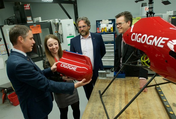 La construction d'appareils et de prototypes, comme le projet Cigogne en g&eacute;nie m&eacute;canique, peuvent s'inscrire dans les objectifs du FAEE.