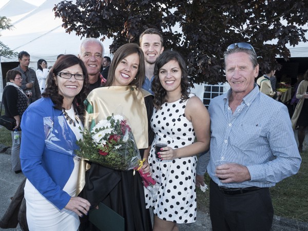 Bianca Audet a v&eacute;cu cette journ&eacute;e m&eacute;morable avec sa famille.